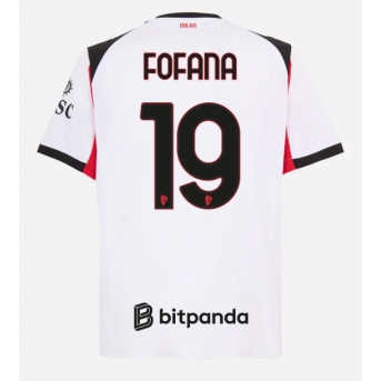 AC Milan Youssouf Fofana #19 Maglia Gara Trasferta Repliche 2025-26 Maniche Corte